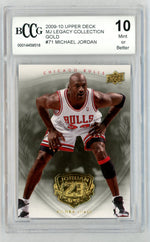 2009-10 Upper Deck MJ Legacy Gold #71 Michael Jordan BCCG 10