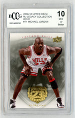 2009-10 Upper Deck MJ Legacy Gold #71 Michael Jordan BCCG 10