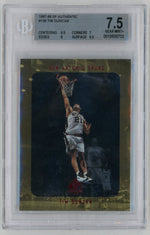 1997 SP Authentic #128 Tim Duncan Rookie RC BGS 7.5