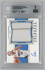 2023 Panini National Treasures Colossal Material Autographs Cole Anthony #44 /25 BGS 7