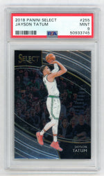 2018 Panini Select Concourse Jayson Tatum #255 PSA 9