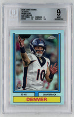 2024 Topps Chrome #74TF4 Bo Nix 1974 Rookie RC Refractor BGS 9