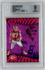 2024 Illusions Trophy Collection #43 Travis Kelce Purple /99 BGS 9
