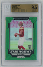 2024 Prizm #2 Jayden Daniels Rookie RC Green Emergent BGS 9.5