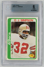 1978 Topps Oj Simpson #400 BVG 6