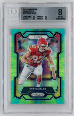 2023 Prizm #151 Travis Kelce Hyper /175 BGS 8
