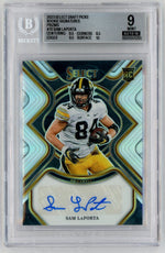 2023 Select Draft Picks #RS-SLA Sam LaPorta Silver Rookie RC Auto BGS 9