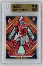 2024 Panini Phoenix Xavier Worthy #250 Orange Fade Beckett 9.5