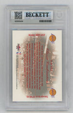 2001 Fleer Platinum #8 Kobe Bryant/Shaquille O'Neal Classic Combinations Retail BGS 7