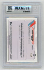 2021-22 Topps Chrome OTE #22 Ausar Thompson Rookie RC True Orange Refractor /25 BGS 8.5