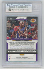 2020 Panini Prizm Green Prizm Shaquille O'Neal #207 BGS 9