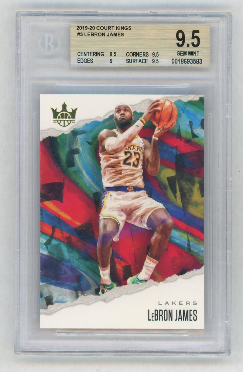 2019-20 Court Kings LeBron James #3 BGS 9.5