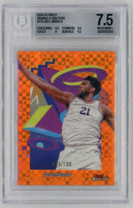 2024-25 Finest #274 Joel Embiid Orange X-Fractors /150 BGS 7.5