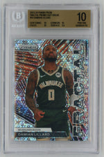 2023 Prizm #10 Damian Lillard Fractal Fast Break BGS 10