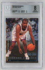 1998 Black Diamond Vince Carter Rookie RC #120 BGS 8