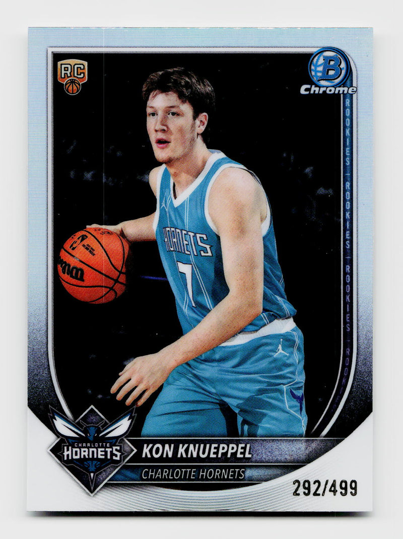 2025 Bowman Chrome #BCV-4 Kon Knueppel 292/499 Refractor Rookie
