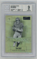 2022 Panini Playbook Sketchbooks Tom Brady #10 BGS 9