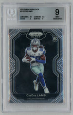 2020 Prizm Black #PB-11 CeeDee Lamb Rookie RC BGS 9