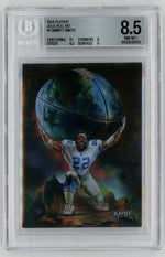 1994 Playoff Emmitt Smith Julie Bell Fantasy Football Art #1 BGS 8.5