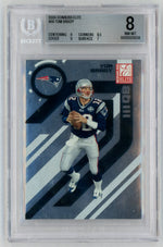 2005 Donruss Elite #56 Tom Brady BGS 8