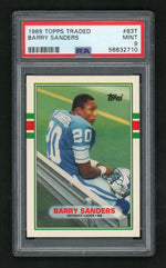 1989 Topps Traded Barry Sanders #83T PSA 9