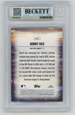 2025 Topps Series 2 Gerrit Cole #HA-33 BGS 9