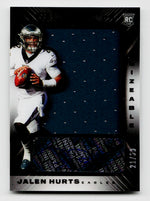 2020 Panini Black #SS-JHU Jalen Hurts 21/50 Rookie Patch Auto