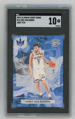 2023-24 Court Kings #14 Chet Holmgren Jade Sapphire SSP /25 SGC 10