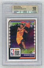 2023-24 NBA Hoops #298 Brandon Miller Haunted Hoops Rookie RC BGS 10