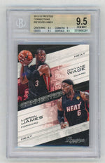 2012-13 Prestige #20 Dwyane Wade/LeBron James Connections BGS 9.5