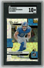 2022 Donruss #TR-13 Aidan Hutchinson The Rookies RC SGC 10
