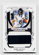 2025 National Treasures #FF-ROE Rome Odunze 35/49 Framed Fabric Patch