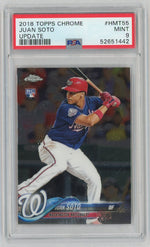 2018 Topps Chrome Update Juan Soto #HMT55 PSA 9