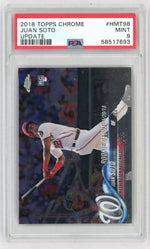 2018 Topps Chrome Update Juan Soto #HMT98 PSA 9