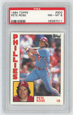 1984 Topps Pete Rose #300 PSA 8