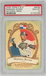 2009 Topps Allen and Ginter National Pride Mariano Rivera #NP38 PSA 10