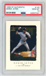 1998 SP Authentic Derek Jeter #145 PSA 10