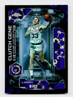 2026 Topps Chrome #CG-23 Larry Bird Clutch Gene Purple Refractor /75