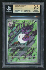 2024 Pokemon Scarlet and Violet Temporal Forces Illustration Rare Arbok #176 BGS 9.5