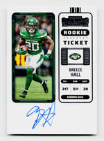 2022 Contenders #105 Breece Hall Rookie Auto