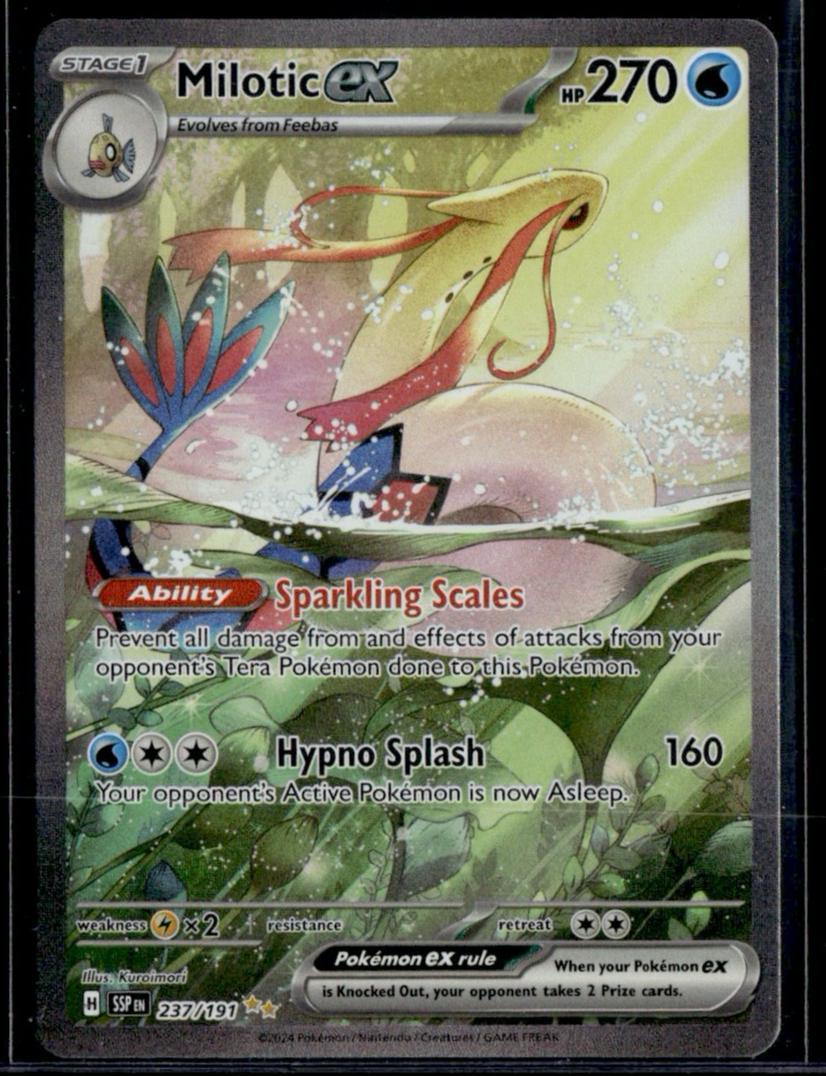 2024 Pokémon Scarlet & Violet Milotic EX Holo #237/191