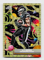 2025 Topps Chrome Cosmic #80 A.J. Brown SuperFractor 1/1 SSP