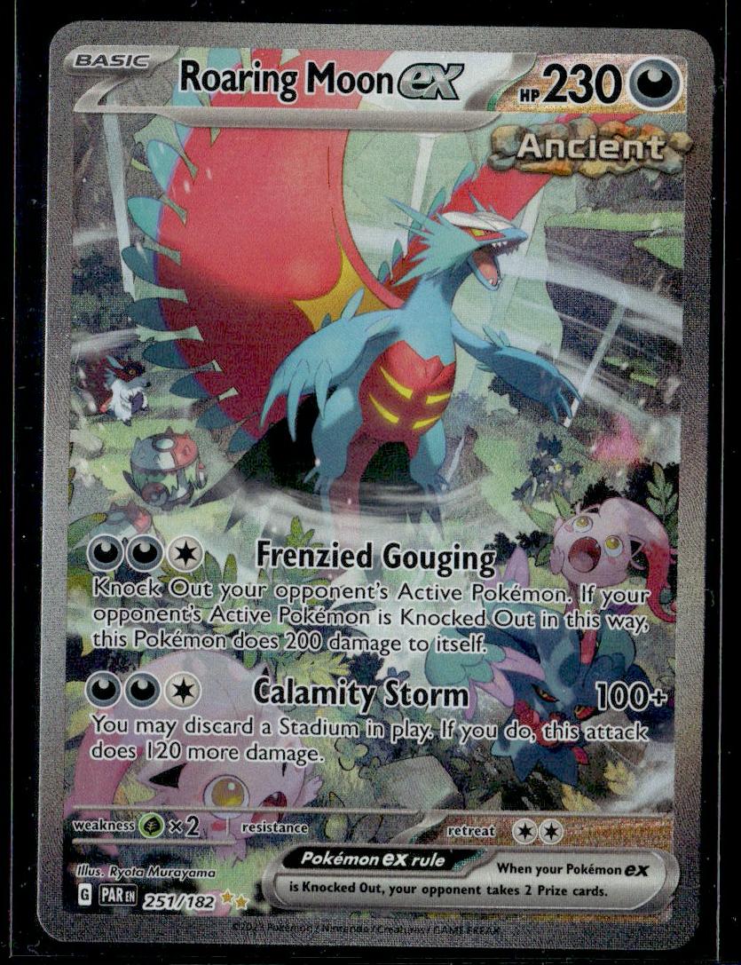 2023 Pokémon Ancient Roaring Moon EX #251 Holo