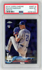 2018 Topps Chrome Update Walker Buehler #HMT19 PSA 10