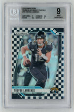 2024 Prizm #129 Trevor Lawrence Black/White Checker BGS 9