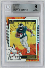 2024 Donruss #4 A.J. Brown Bomb Squad Holo /100 BGS 9