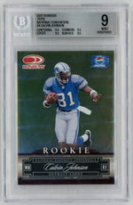 2007 Donruss Calvin Johnson Pepsi Rookie RC National Convention #4 BGS 9