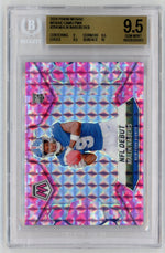 2024 Mosaic #284 Malik Nabers Rookie RC Debut Pink Camo BGS 9.5