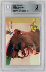 1997 Pinnacle Action Packed #P4 Jerry Rice Studs /1500 BGS 8
