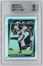 2021 Donruss Optic #205 DeVonta Smith Rated Rookie RC Holo BGS 9